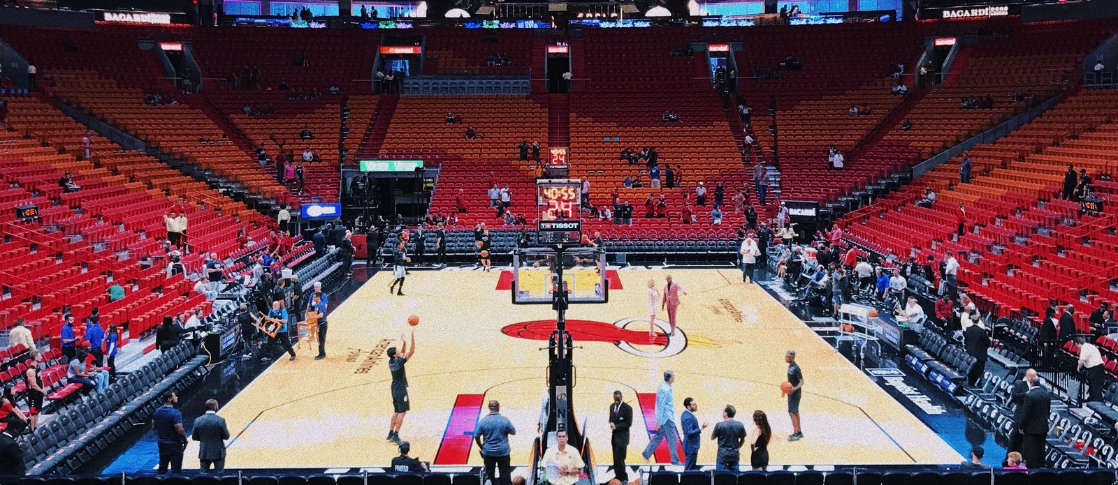 How long is a NBA basketball court?