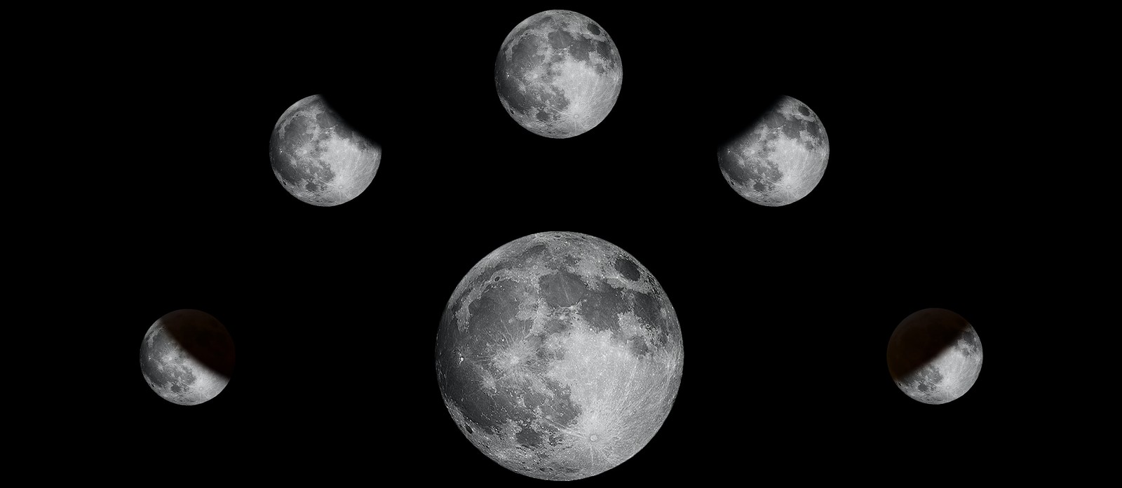 What is the name of the largest dark spot on the Moon?